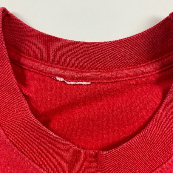 Vintage 90s Ricky Craven Budweiser NASCAR T Shirt Mens Large All Over Print - Picture 6 of 16